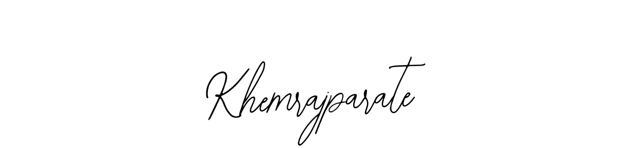 Design your own signature with our free online signature maker. With this signature software, you can create a handwritten (Bearetta-2O07w) signature for name Khemrajparate. Khemrajparate signature style 12 images and pictures png