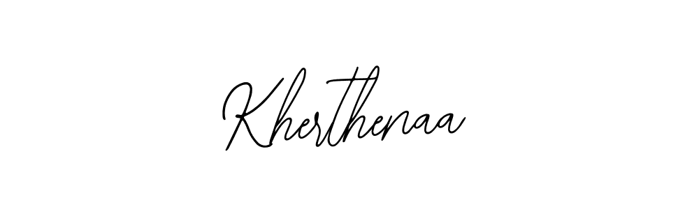 if you are searching for the best signature style for your name Kherthenaa. so please give up your signature search. here we have designed multiple signature styles  using Bearetta-2O07w. Kherthenaa signature style 12 images and pictures png