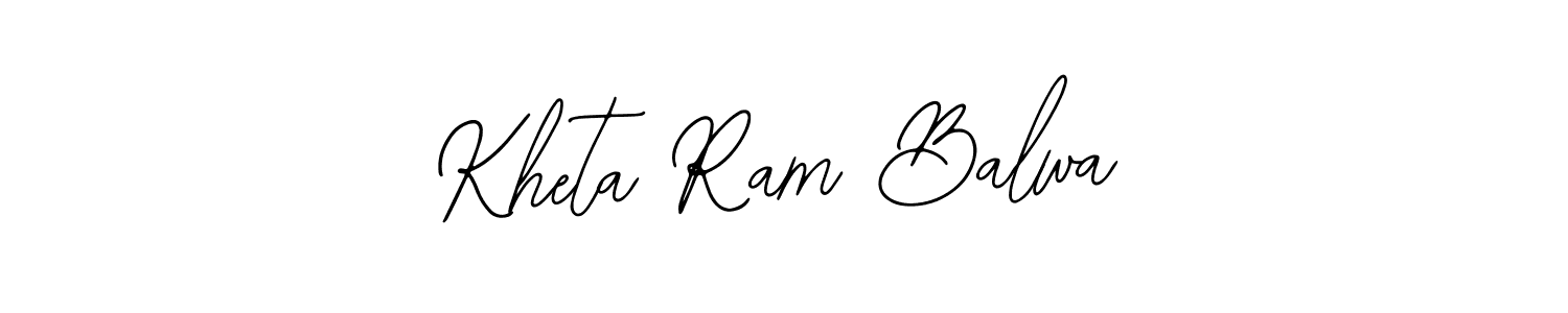 It looks lik you need a new signature style for name Kheta Ram Balwa. Design unique handwritten (Bearetta-2O07w) signature with our free signature maker in just a few clicks. Kheta Ram Balwa signature style 12 images and pictures png