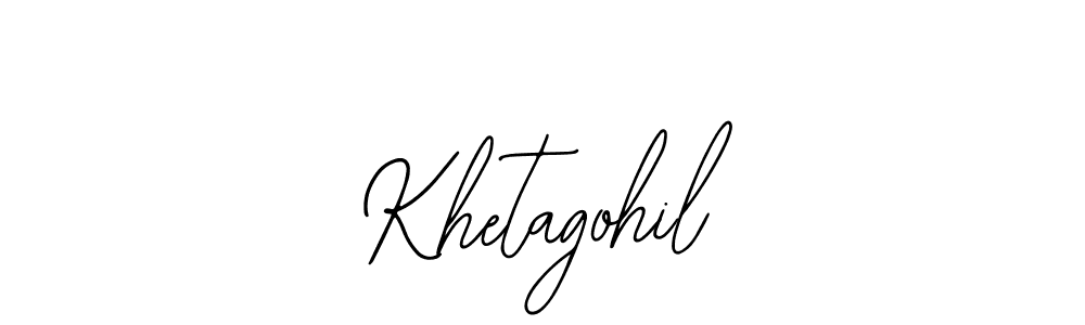 You should practise on your own different ways (Bearetta-2O07w) to write your name (Khetagohil) in signature. don't let someone else do it for you. Khetagohil signature style 12 images and pictures png