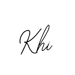 Design your own signature with our free online signature maker. With this signature software, you can create a handwritten (Bearetta-2O07w) signature for name Khi. Khi signature style 12 images and pictures png
