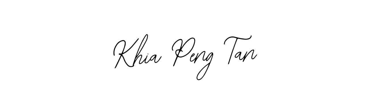 Khia Peng Tan stylish signature style. Best Handwritten Sign (Bearetta-2O07w) for my name. Handwritten Signature Collection Ideas for my name Khia Peng Tan. Khia Peng Tan signature style 12 images and pictures png
