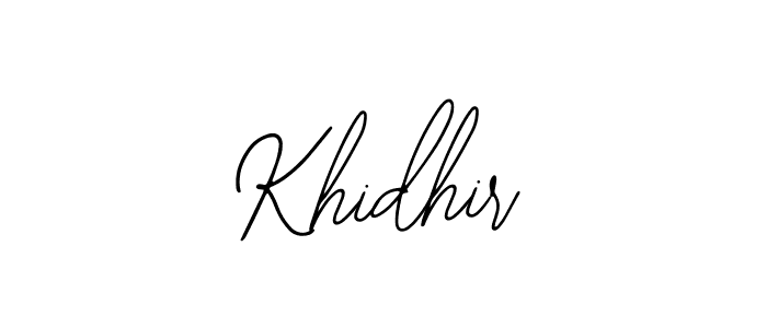 How to Draw Khidhir signature style? Bearetta-2O07w is a latest design signature styles for name Khidhir. Khidhir signature style 12 images and pictures png