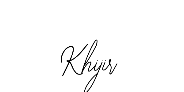Also You can easily find your signature by using the search form. We will create Khijir name handwritten signature images for you free of cost using Bearetta-2O07w sign style. Khijir signature style 12 images and pictures png