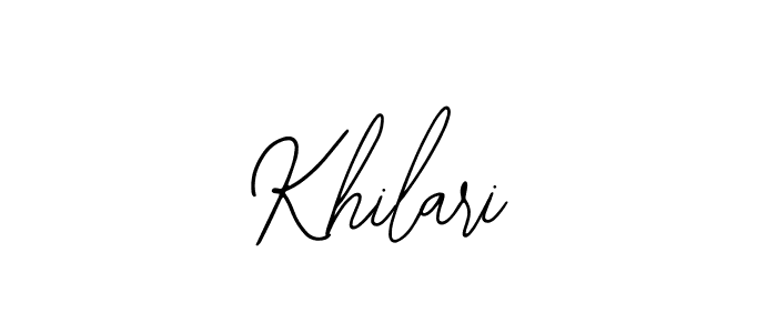 How to make Khilari signature? Bearetta-2O07w is a professional autograph style. Create handwritten signature for Khilari name. Khilari signature style 12 images and pictures png