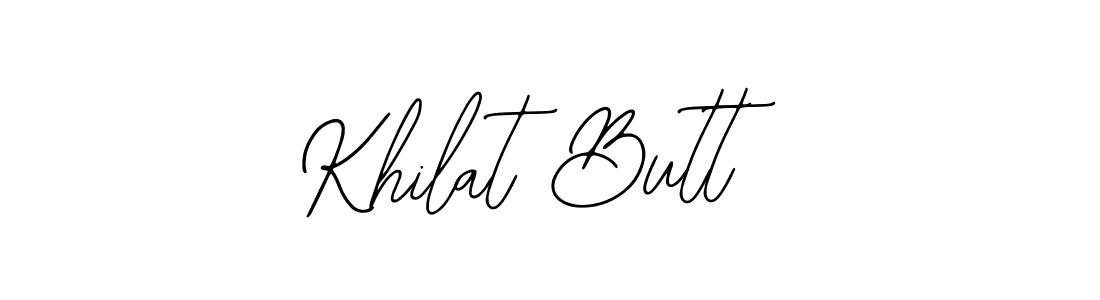 Make a beautiful signature design for name Khilat Butt. Use this online signature maker to create a handwritten signature for free. Khilat Butt signature style 12 images and pictures png