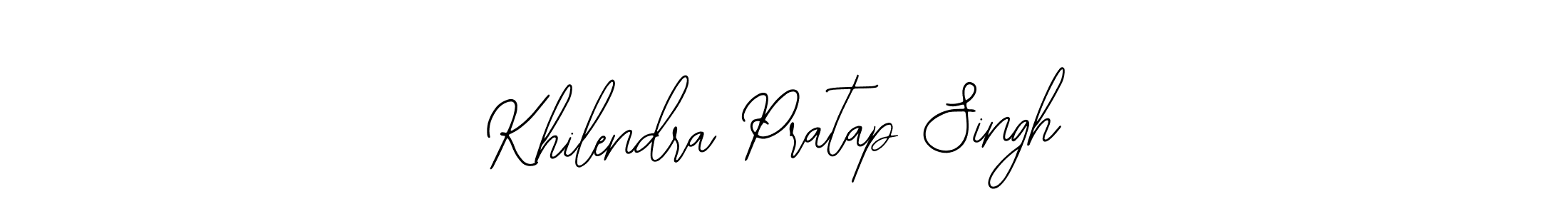 Similarly Bearetta-2O07w is the best handwritten signature design. Signature creator online .You can use it as an online autograph creator for name Khilendra Pratap Singh. Khilendra Pratap Singh signature style 12 images and pictures png