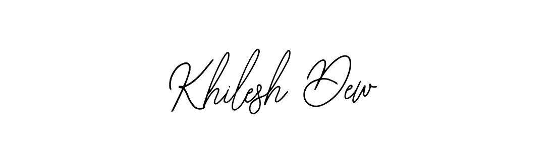 How to Draw Khilesh Dew signature style? Bearetta-2O07w is a latest design signature styles for name Khilesh Dew. Khilesh Dew signature style 12 images and pictures png