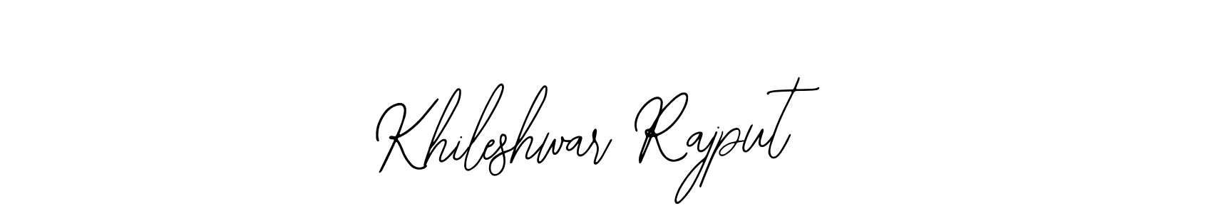 This is the best signature style for the Khileshwar Rajput name. Also you like these signature font (Bearetta-2O07w). Mix name signature. Khileshwar Rajput signature style 12 images and pictures png