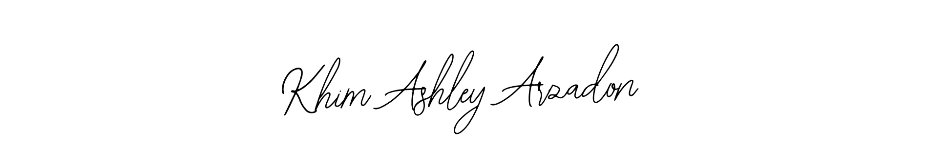 if you are searching for the best signature style for your name Khim Ashley Arzadon. so please give up your signature search. here we have designed multiple signature styles  using Bearetta-2O07w. Khim Ashley Arzadon signature style 12 images and pictures png