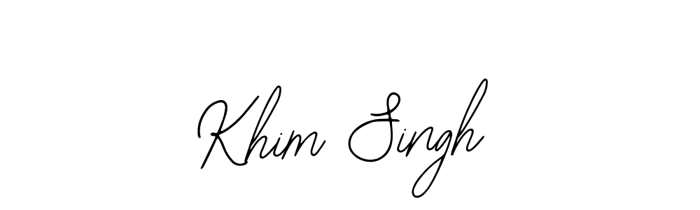 if you are searching for the best signature style for your name Khim Singh. so please give up your signature search. here we have designed multiple signature styles  using Bearetta-2O07w. Khim Singh signature style 12 images and pictures png