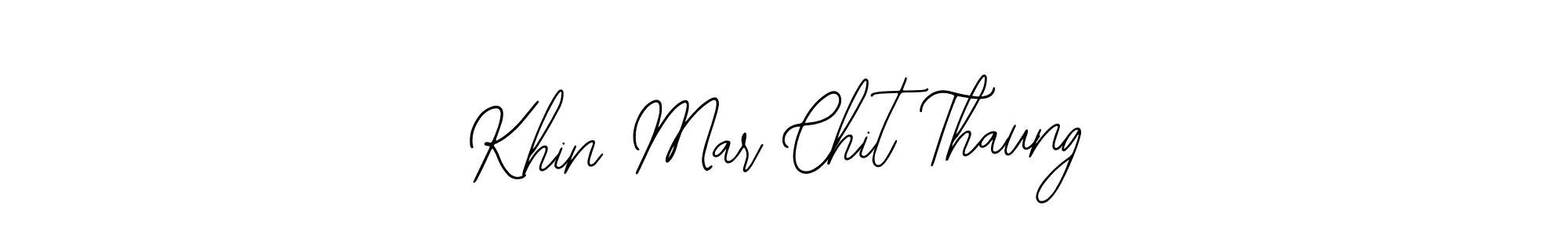 Also You can easily find your signature by using the search form. We will create Khin Mar Chit Thaung name handwritten signature images for you free of cost using Bearetta-2O07w sign style. Khin Mar Chit Thaung signature style 12 images and pictures png