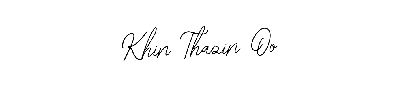 Also we have Khin Thazin Oo name is the best signature style. Create professional handwritten signature collection using Bearetta-2O07w autograph style. Khin Thazin Oo signature style 12 images and pictures png