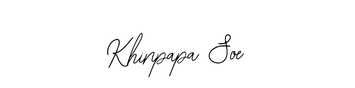 It looks lik you need a new signature style for name Khinpapa Soe. Design unique handwritten (Bearetta-2O07w) signature with our free signature maker in just a few clicks. Khinpapa Soe signature style 12 images and pictures png
