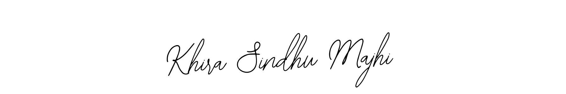 Use a signature maker to create a handwritten signature online. With this signature software, you can design (Bearetta-2O07w) your own signature for name Khira Sindhu Majhi. Khira Sindhu Majhi signature style 12 images and pictures png