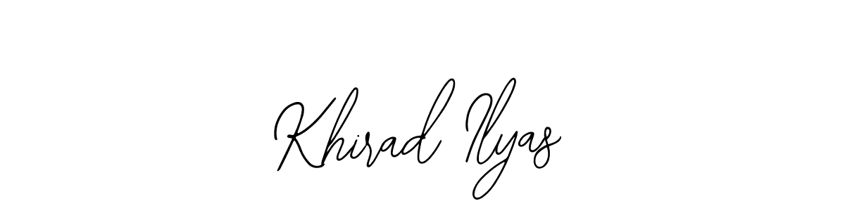 See photos of Khirad Ilyas official signature by Spectra . Check more albums & portfolios. Read reviews & check more about Bearetta-2O07w font. Khirad Ilyas signature style 12 images and pictures png