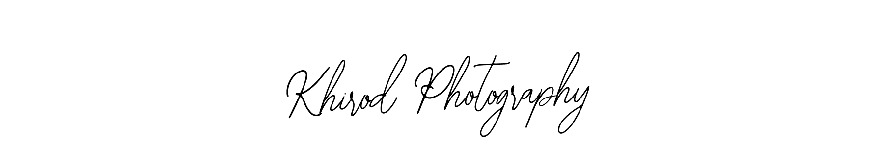 How to make Khirod Photography signature? Bearetta-2O07w is a professional autograph style. Create handwritten signature for Khirod Photography name. Khirod Photography signature style 12 images and pictures png