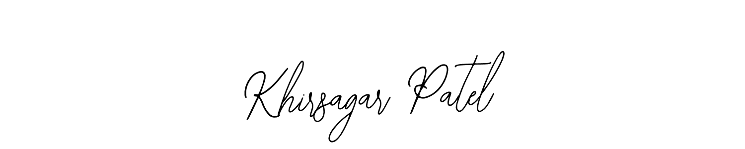 Best and Professional Signature Style for Khirsagar Patel. Bearetta-2O07w Best Signature Style Collection. Khirsagar Patel signature style 12 images and pictures png