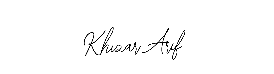 Make a beautiful signature design for name Khizar Arif. Use this online signature maker to create a handwritten signature for free. Khizar Arif signature style 12 images and pictures png