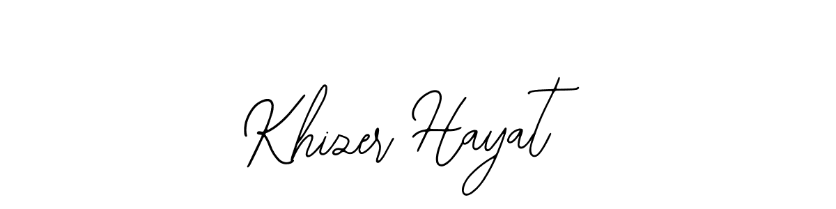 Similarly Bearetta-2O07w is the best handwritten signature design. Signature creator online .You can use it as an online autograph creator for name Khizer Hayat. Khizer Hayat signature style 12 images and pictures png