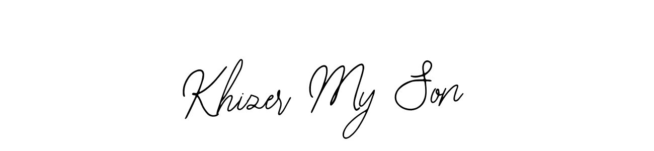 How to make Khizer My Son signature? Bearetta-2O07w is a professional autograph style. Create handwritten signature for Khizer My Son name. Khizer My Son signature style 12 images and pictures png