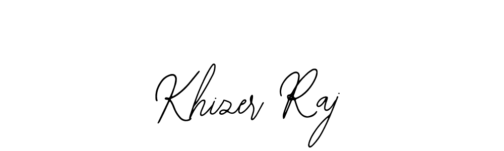Use a signature maker to create a handwritten signature online. With this signature software, you can design (Bearetta-2O07w) your own signature for name Khizer Raj. Khizer Raj signature style 12 images and pictures png