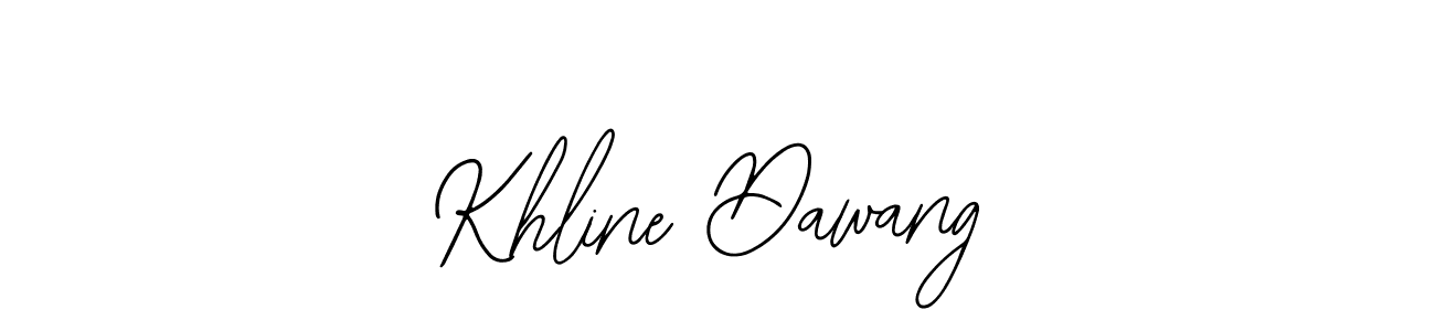 Make a beautiful signature design for name Khline Dawang. Use this online signature maker to create a handwritten signature for free. Khline Dawang signature style 12 images and pictures png