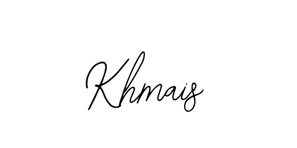 The best way (Bearetta-2O07w) to make a short signature is to pick only two or three words in your name. The name Khmais include a total of six letters. For converting this name. Khmais signature style 12 images and pictures png