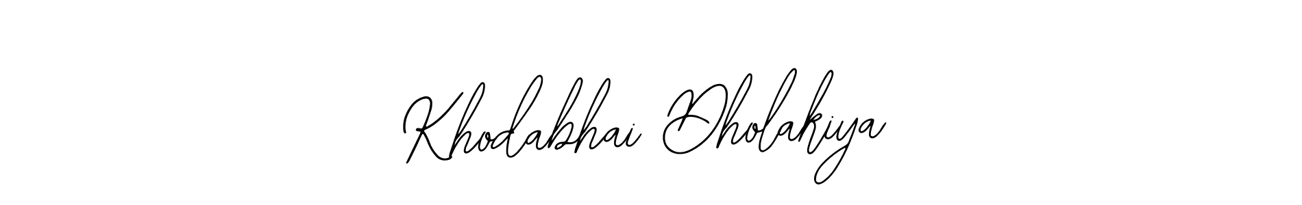 Make a beautiful signature design for name Khodabhai Dholakiya. Use this online signature maker to create a handwritten signature for free. Khodabhai Dholakiya signature style 12 images and pictures png