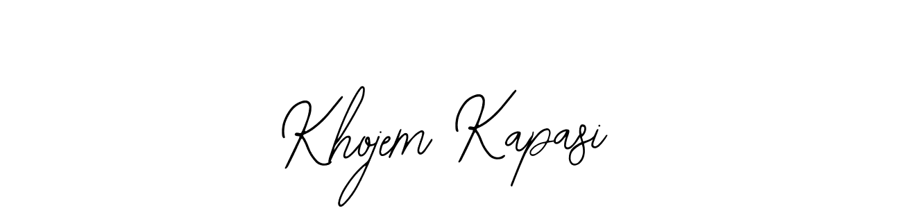 Best and Professional Signature Style for Khojem Kapasi. Bearetta-2O07w Best Signature Style Collection. Khojem Kapasi signature style 12 images and pictures png