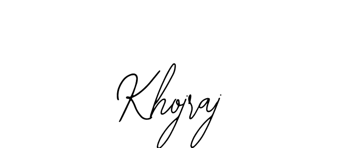 Create a beautiful signature design for name Khojraj. With this signature (Bearetta-2O07w) fonts, you can make a handwritten signature for free. Khojraj signature style 12 images and pictures png