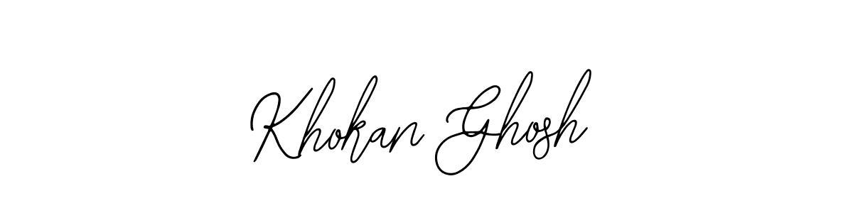 Similarly Bearetta-2O07w is the best handwritten signature design. Signature creator online .You can use it as an online autograph creator for name Khokan Ghosh. Khokan Ghosh signature style 12 images and pictures png