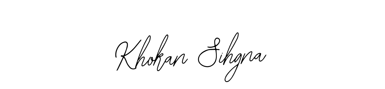 Best and Professional Signature Style for Khokan Sihgna. Bearetta-2O07w Best Signature Style Collection. Khokan Sihgna signature style 12 images and pictures png