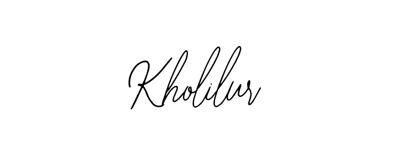 Kholilur stylish signature style. Best Handwritten Sign (Bearetta-2O07w) for my name. Handwritten Signature Collection Ideas for my name Kholilur. Kholilur signature style 12 images and pictures png