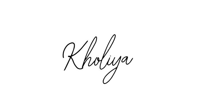 Create a beautiful signature design for name Kholiya. With this signature (Bearetta-2O07w) fonts, you can make a handwritten signature for free. Kholiya signature style 12 images and pictures png