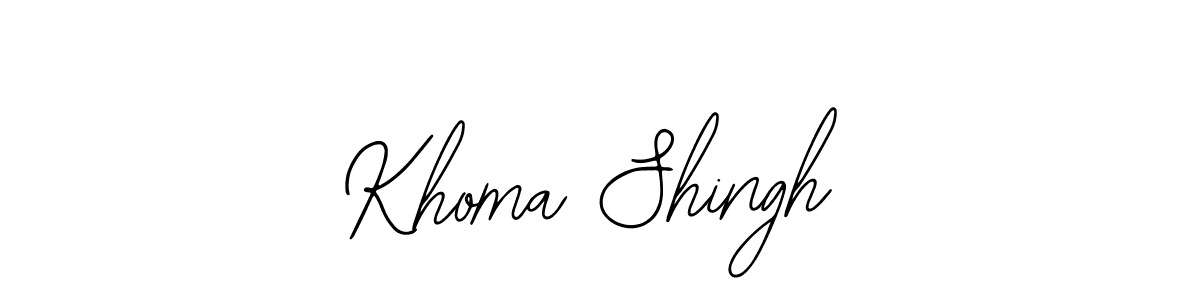 You can use this online signature creator to create a handwritten signature for the name Khoma Shingh. This is the best online autograph maker. Khoma Shingh signature style 12 images and pictures png