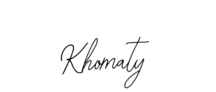 How to Draw Khomaty signature style? Bearetta-2O07w is a latest design signature styles for name Khomaty. Khomaty signature style 12 images and pictures png