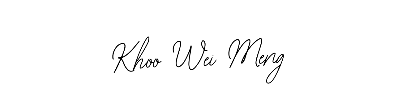 Also You can easily find your signature by using the search form. We will create Khoo Wei Meng name handwritten signature images for you free of cost using Bearetta-2O07w sign style. Khoo Wei Meng signature style 12 images and pictures png
