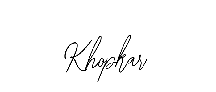 You can use this online signature creator to create a handwritten signature for the name Khopkar. This is the best online autograph maker. Khopkar signature style 12 images and pictures png