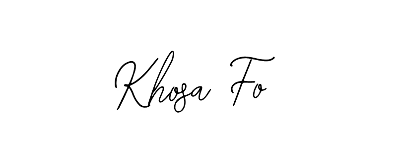 Similarly Bearetta-2O07w is the best handwritten signature design. Signature creator online .You can use it as an online autograph creator for name Khosa Fo. Khosa Fo signature style 12 images and pictures png