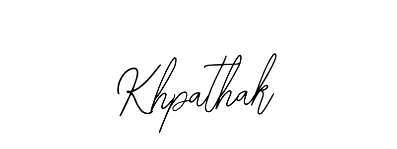 Once you've used our free online signature maker to create your best signature Bearetta-2O07w style, it's time to enjoy all of the benefits that Khpathak name signing documents. Khpathak signature style 12 images and pictures png