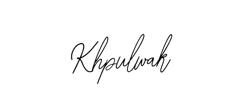 How to make Khpulwak signature? Bearetta-2O07w is a professional autograph style. Create handwritten signature for Khpulwak name. Khpulwak signature style 12 images and pictures png