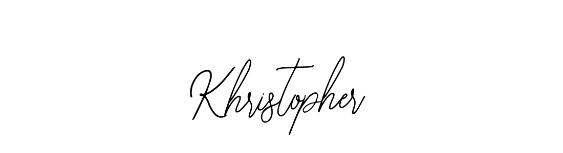 Design your own signature with our free online signature maker. With this signature software, you can create a handwritten (Bearetta-2O07w) signature for name Khristopher. Khristopher signature style 12 images and pictures png