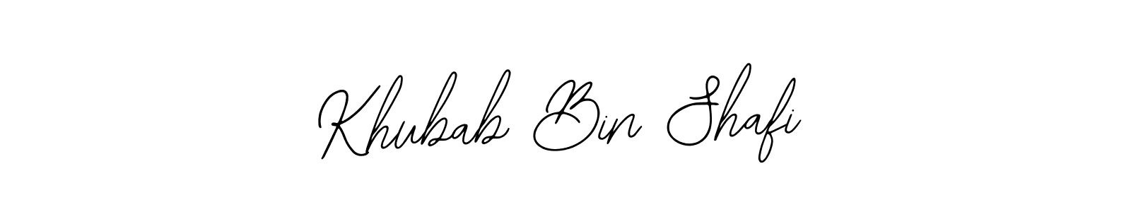 You can use this online signature creator to create a handwritten signature for the name Khubab Bin Shafi. This is the best online autograph maker. Khubab Bin Shafi signature style 12 images and pictures png