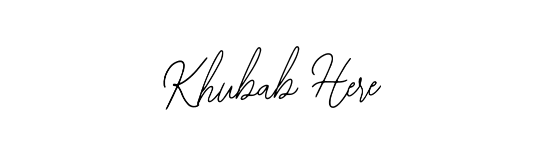 You can use this online signature creator to create a handwritten signature for the name Khubab Here. This is the best online autograph maker. Khubab Here signature style 12 images and pictures png