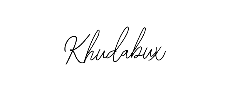 Design your own signature with our free online signature maker. With this signature software, you can create a handwritten (Bearetta-2O07w) signature for name Khudabux. Khudabux signature style 12 images and pictures png