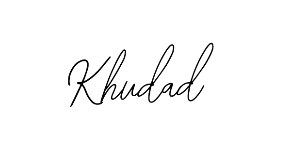 Similarly Bearetta-2O07w is the best handwritten signature design. Signature creator online .You can use it as an online autograph creator for name Khudad. Khudad signature style 12 images and pictures png