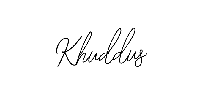 How to Draw Khuddus signature style? Bearetta-2O07w is a latest design signature styles for name Khuddus. Khuddus signature style 12 images and pictures png