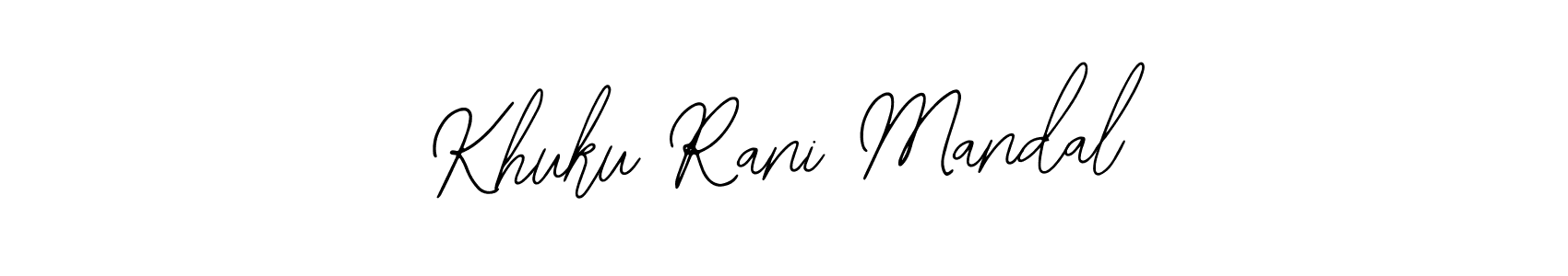 Bearetta-2O07w is a professional signature style that is perfect for those who want to add a touch of class to their signature. It is also a great choice for those who want to make their signature more unique. Get Khuku Rani Mandal name to fancy signature for free. Khuku Rani Mandal signature style 12 images and pictures png