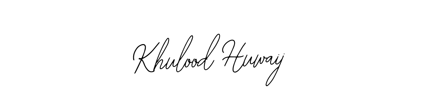 This is the best signature style for the Khulood Huwaij name. Also you like these signature font (Bearetta-2O07w). Mix name signature. Khulood Huwaij signature style 12 images and pictures png